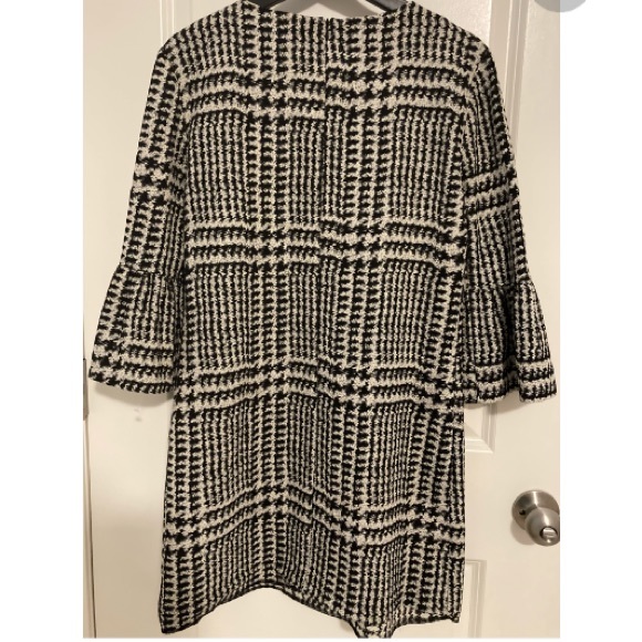 Zara Woman Houndstooth Plaid Dress - Picture 4 of 6